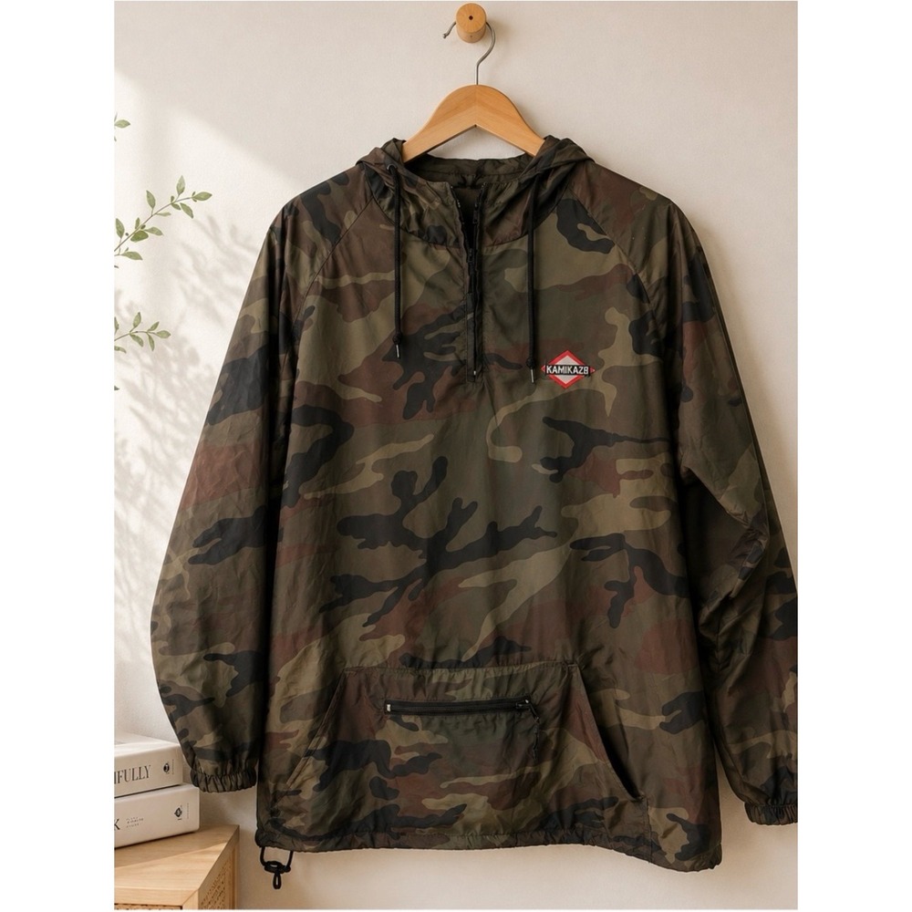 Eminem Kamikaze Camo Windbreaker Pullover Official Merch Mens XL